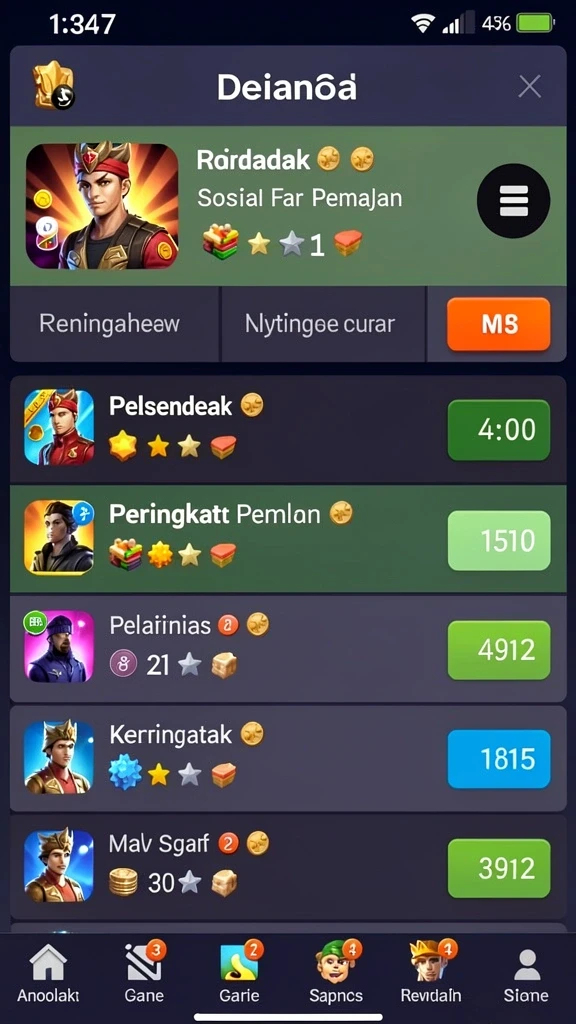 idx66 - Tampilan antarmuka pengguna yang intuitif.