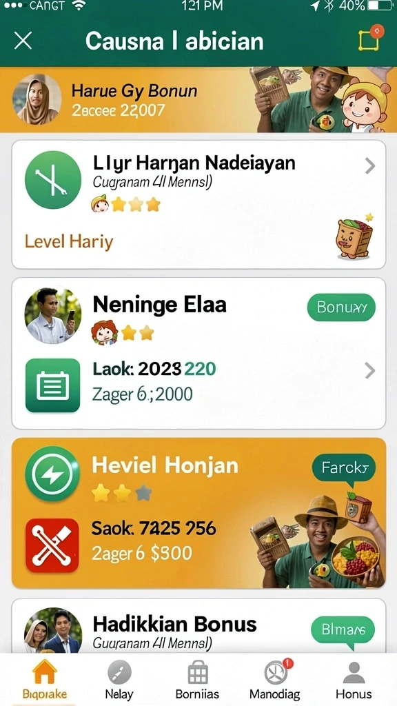 mainduit - Tampilan karakter yang menarik dan unik.