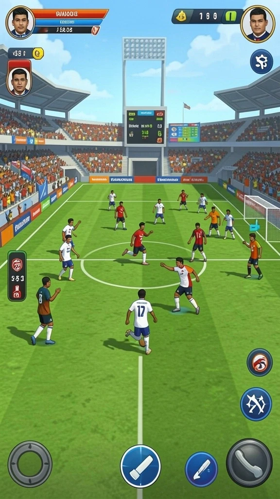pompa88 - Screenshot menunjukkan mode permainan multiplayer yang seru.
